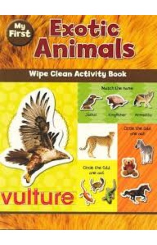 WIPE CLEAN ACTIVITY BOOK: EXOTIC ANIMALS